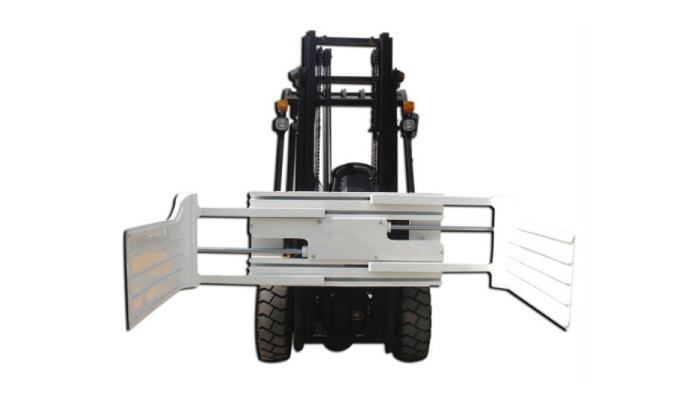 Big opening range lift truck attachment bale clamp equipment with forklift