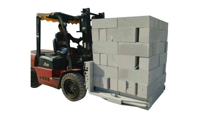 Hydraulic Forklift Concrete Bricks Block Lifting Clamp
