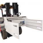 Forklift with bale clamp attachment supplier
