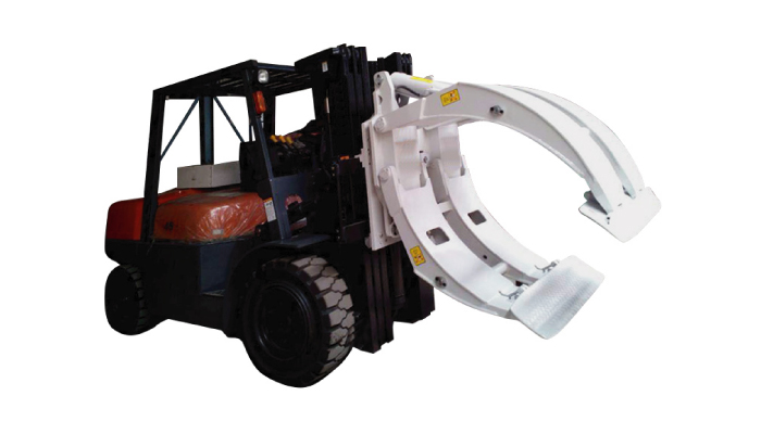 Class 2 Forklift Attachment Rotating Paper Roll Clamp