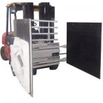 Doublewide carton clamps forklift attachments