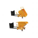 Forklift Dump Bucket/Forklift Hopper Bin/Tipping Skip For Forklift