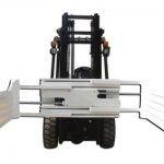 Big opening range lift truck attachment bale clamp equipment with forklift