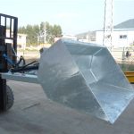 3 ton Forklift with Bucket , hydraulic bucket